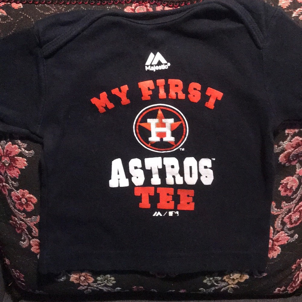 Navy kids houston astros shirt